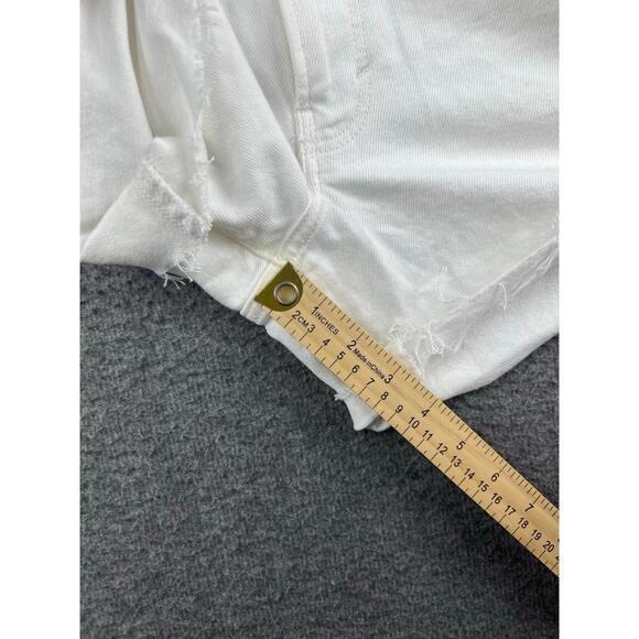 Lucky Brand Womens Shorts Size 27 White Denim Casual - Picture 9 of 9